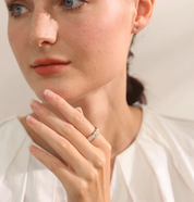 Bague Cœur Éternité - CRISTAL & ZIRCON
