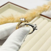 Bague Solitaire - CRISTAL & ZIRCON