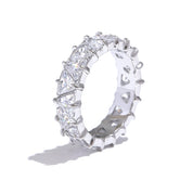 Bague Cœur Éternité - CRISTAL & ZIRCON
