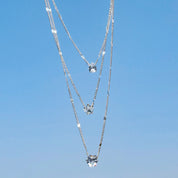 Collier Triple Rang - CRISTAL & ZIRCON