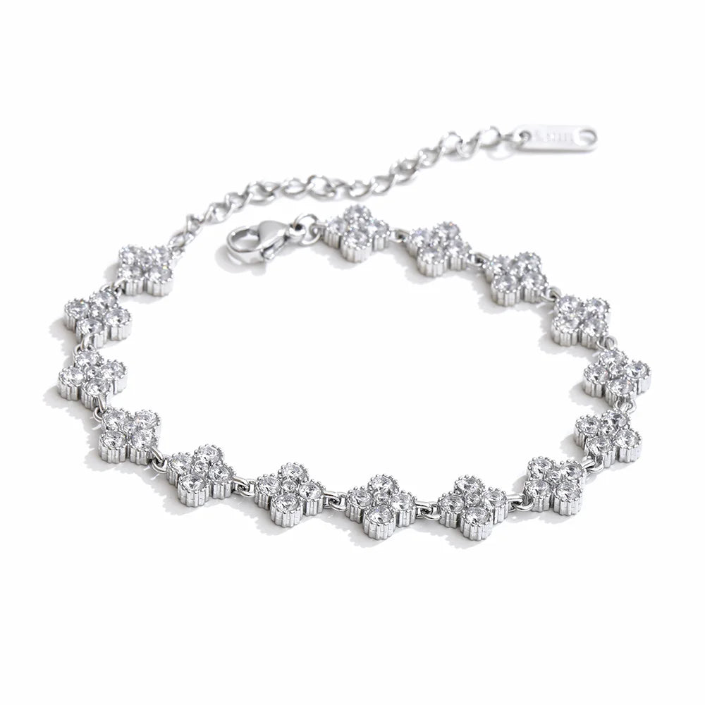 Bracelet Étoiles Serties - CRISTAL & ZIRCON