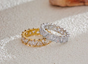 Bague Cœur Éternité - CRISTAL & ZIRCON