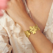 Brazalete Cuff Flor - NAWARA
