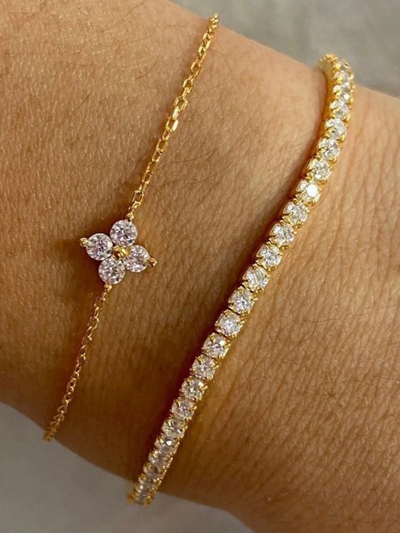 Set de 2 Pulseras - CRISTAL & ZIRCON