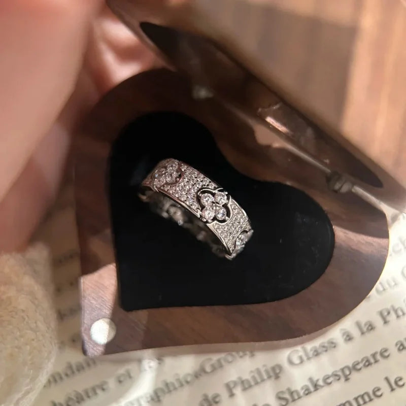 Anneau Ajustable Serti - CRISTAL & ZIRCON