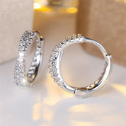 Aros Trenzados con Circonitas - CRISTAL & ZIRCON