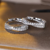 Aros Trenzados con Circonitas - CRISTAL & ZIRCON