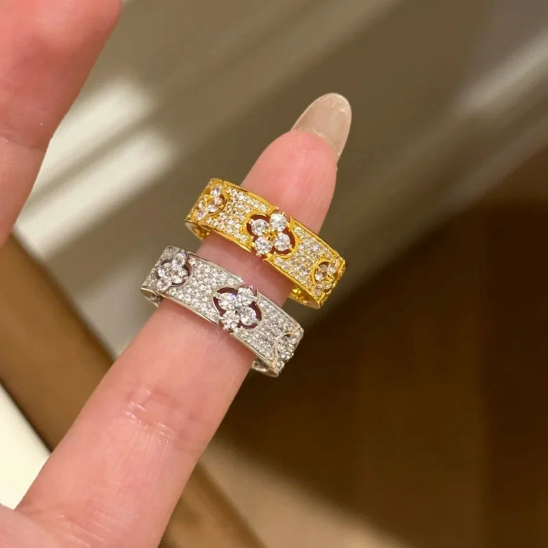 Anneau Ajustable Serti - CRISTAL & ZIRCON