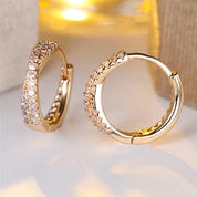 Aros Trenzados con Circonitas - CRISTAL & ZIRCON