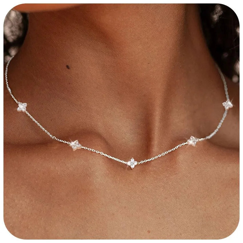 Bracelet, Collier & Pendentif - CRISTAL & ZIRCON