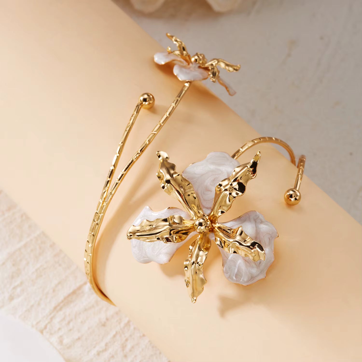 Bracelet Fleurs Spirale - NAWARA