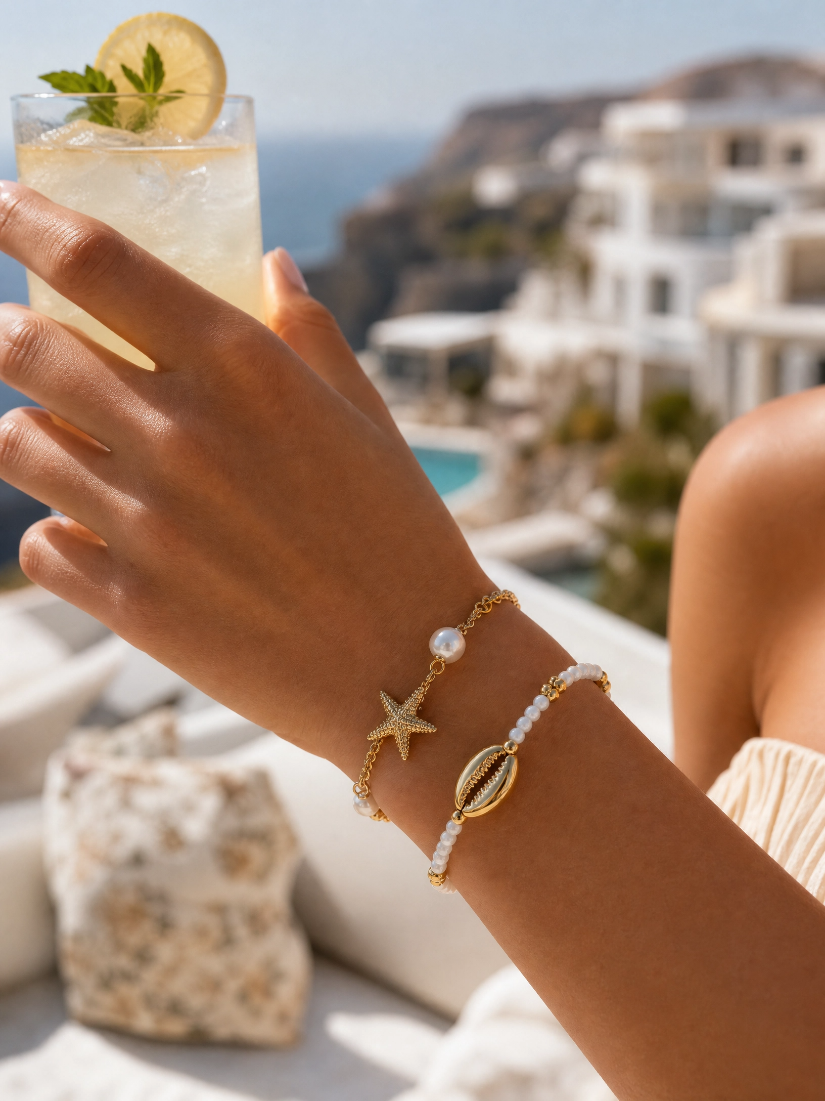 Trio Bracelets Coquillage - SEYCHELLES