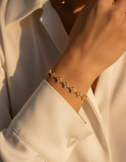 Bracelet Étoiles Serties - CRISTAL & ZIRCON